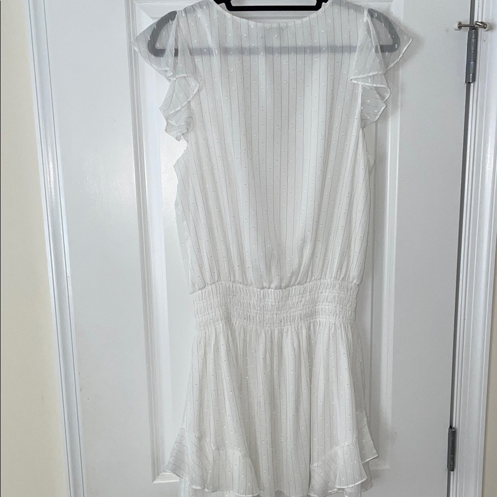 Ramy Brook White Ruffle Dress - Picture 8 of 14